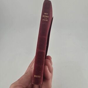 VTG Holman Key New Testament‎ Psalms Burgundy Velvet Cover Gold Page Edges
